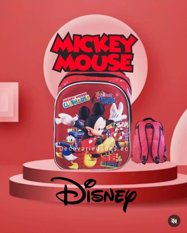 MOCHILA MICKEY MOUSE 3D